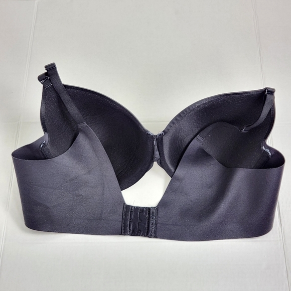 CACIQUE Size 44C Lightly Lined Full Coverage Black Underwire Bra - Picture 2 of 6